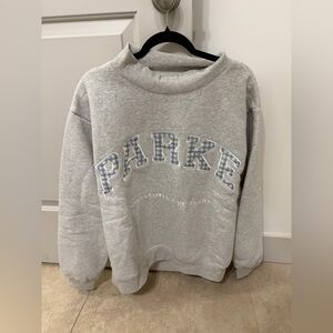 Parke Large/XL Stoney Clover Collaboration Mockneck Sweatshirt. 💙⚡️